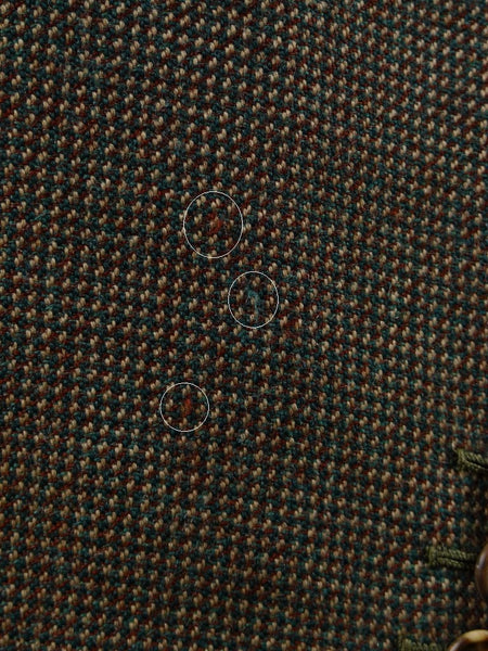 1960 Savile Row Bespoke Green / Brown Fine Check Tweed Jacket 38-40R