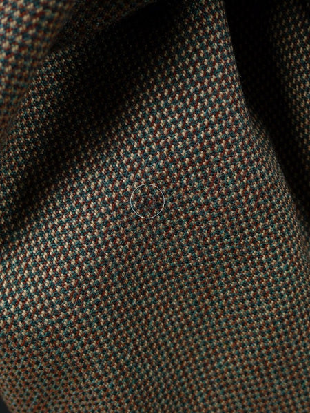 1960 Savile Row Bespoke Green / Brown Fine Check Tweed Jacket 38-40R
