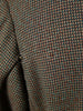 1960 Savile Row Bespoke Green / Brown Fine Check Tweed Jacket 38-40R