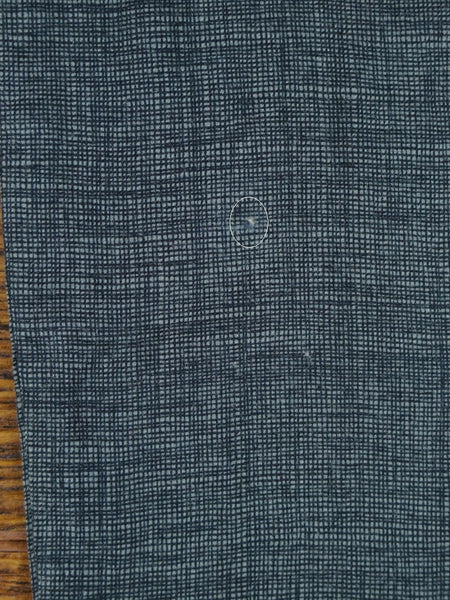 1950s 1960s Vintage Grey / Black Fine Check Rayon Cravat