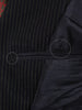 1953 Savile Row Bespoke Black D/B Rope-Stripe Suit in 1940s Style 38R