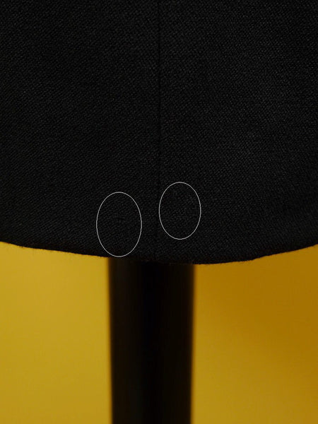 1950s 1960s English-Cut Black Wool DJ Dinner Suit 42R