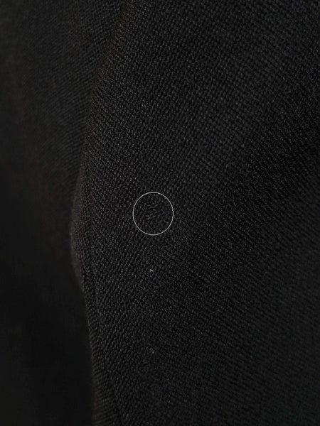 1950s 1960s English-Cut Black Wool DJ Dinner Suit 42R