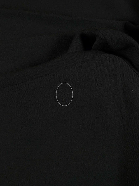 1950s 1960s English-Cut Black Wool DJ Dinner Suit 42R