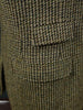 1950s 1960s Vintage Green Harris Tweed Hacking Jacket 40S