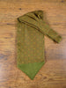1950s 1960s Vintage Green / Red Pattern Rayon Cravat