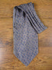 1950s 1960s Vintage Grey / Blue Paisley Pattern All Silk Cravat