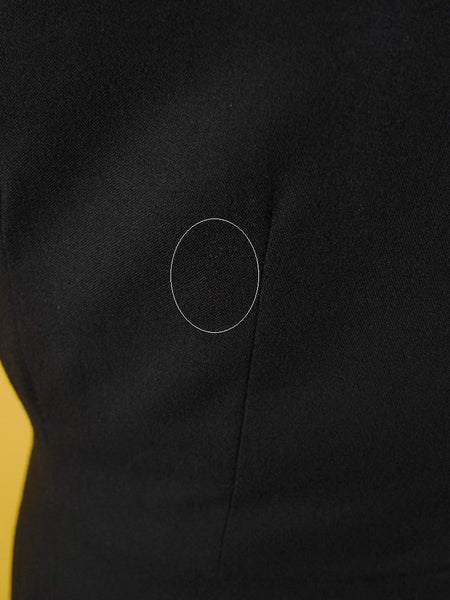 1957 Bespoke Tailored Black Wool Morning Coat 38L