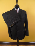1960s Tailored Brown Twist Wool 3 Button Suit 38R