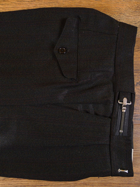 1960s Tailored Brown Twist Wool 3 Button Suit 38R