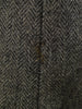 1950s Vintage Grey H/B Harris Tweed Coat w/ Tartan Linings 42-44S
