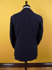 1960s Tailored Navy Blue Rope-Stripe 3-Button Worsted Suit 36