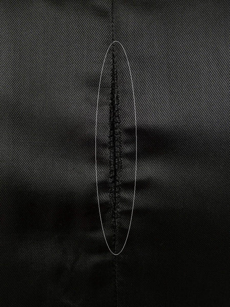 1960s Tailored Navy Blue Rope-Stripe 3-Button Worsted Suit 36