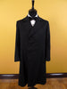 1910s 1920s Edwardian Vintage Black Wool Morning Frock Coat 36S Steampunk