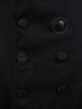 1910s 1920s Edwardian Vintage Black Wool Morning Frock Coat 36S Steampunk