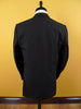 1960s Narrow Lapel 3 Button Black / Grey Stripe Tailored Suit 40L