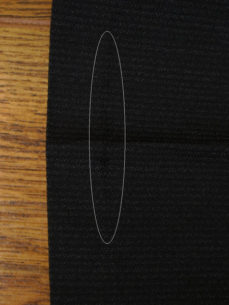 1960s Narrow Lapel 3 Button Black / Grey Stripe Tailored Suit 40L