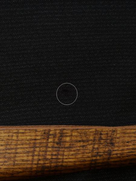 1960s Narrow Lapel 3 Button Black / Grey Stripe Tailored Suit 40L